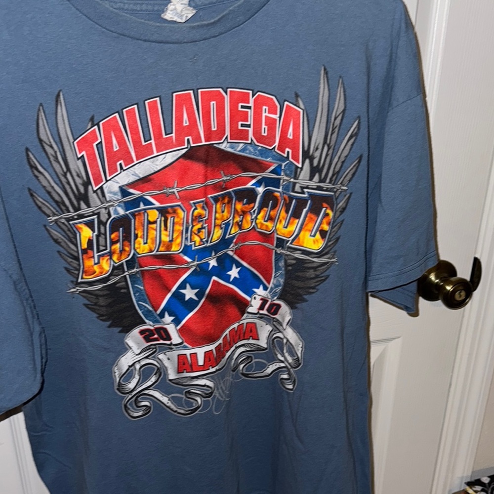 Delta Blue Graphic Tee, GUC, Size XL